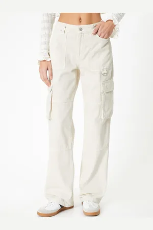 Koton Women Straight Fit Pure Cotton Jeans