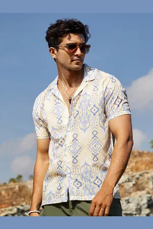 Campus Classic Ethnic Motifs Printed Casual Shirt