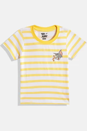 Eteenz Boys Premium Cotton Striped T-shirt