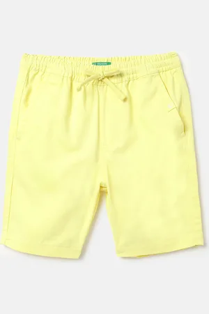 Benetton Boys Mid Rise Pure Cotton Shorts