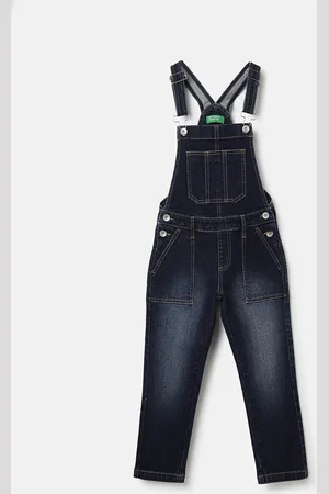 Benetton Girls Dungarees