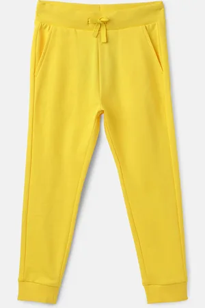 Benetton Boys Mid-Rise Pure Cotton Joggers