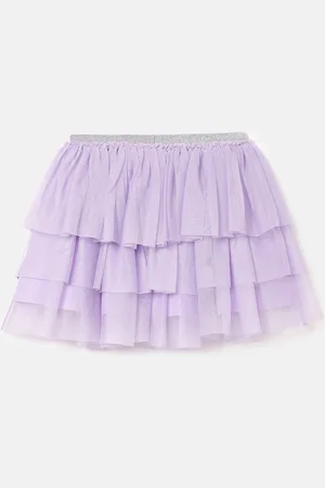 Benetton Infant Girls Layered Flared Mini Skirt