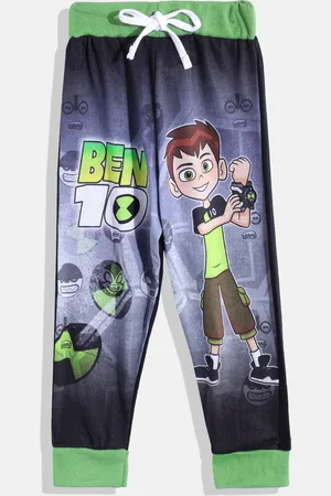 Eteenz Boys Ben 10 Print Pure Cotton Joggers