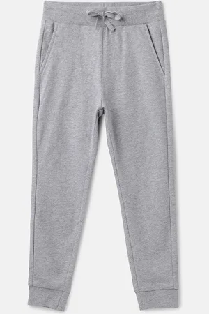Benetton Boys Regular Fit Mid-Rise Pure Cotton Joggers