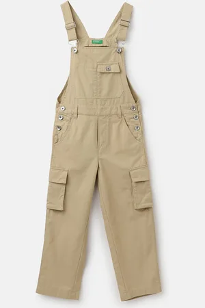 Benetton Boys Pure Cotton Dungarees
