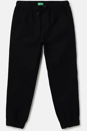 Benetton Boys Mid-Rise Pure Cotton Joggers