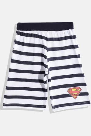 Eteenz Boys Premium Cotton Striped Regular Shorts
