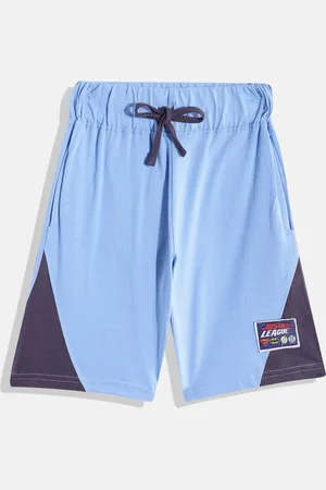 Eteenz Boys Premium Cotton Colourblocked Regular Shorts