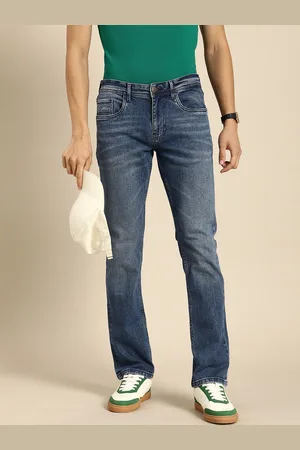 Being Human Men Bootcut Light Fade Stretchable Jeans