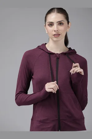 Van Heusen Women Hooded Training or Gym Sporty Jacket