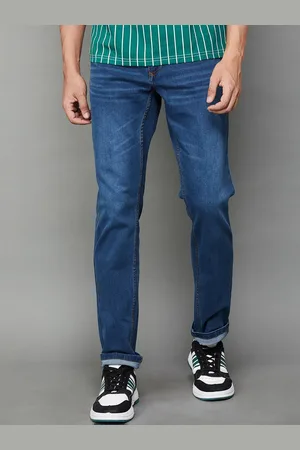 Lifestyle Men Skinny Fit Mid-Rise Clean Look Light Fade Cotton Jeans