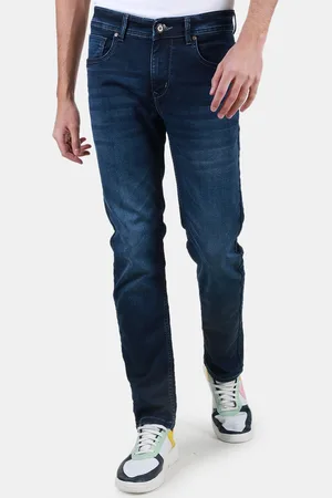 Duke Men Clean Look Mid-Rise Slim Fit Light Fade Stretchable Jeans