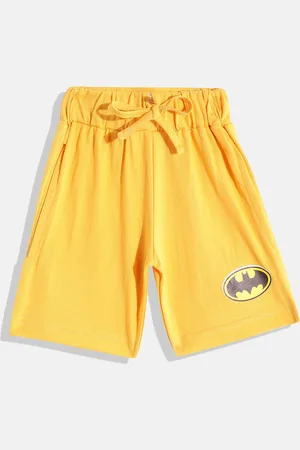 Eteenz Boys Premium Cotton Batman Printed Detail Regular Shorts