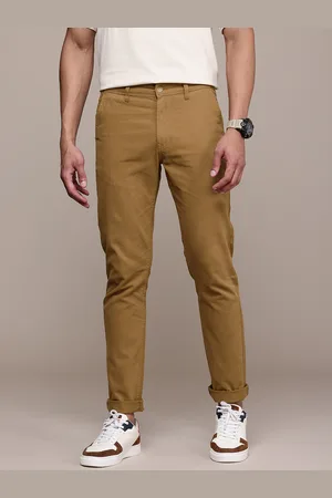 WROGN Men Slim Fit Chinos Trousers