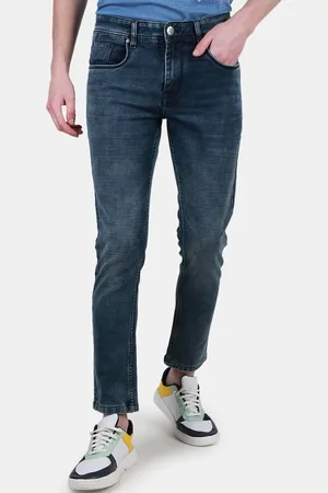 Duke Men Clean Look Mid-Rise Slim Fit Light Fade Stretchable Jeans