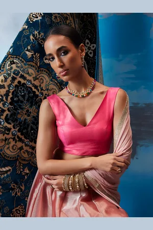 Soch V-Neck Sleeveless Saree Blouse