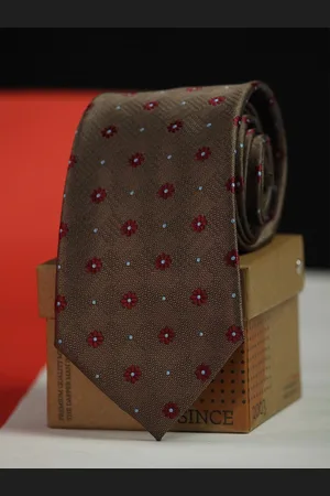 Tossido Men Woven Design Broad Tie