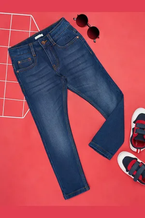Pantaloons Boys Slim Fit Clean Look Light Fade Jeans