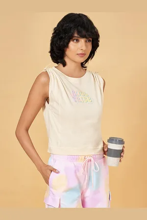 Pantaloons Sleeveless Cotton Top