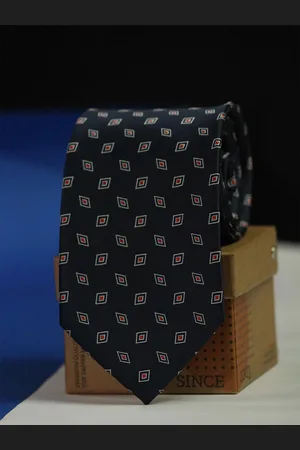 Tossido Men Woven Design Broad Tie