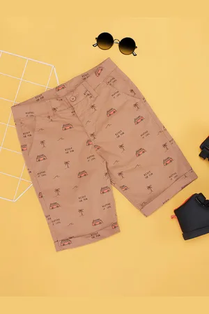 Pantaloons Boys Conversational Printed Cotton Shorts