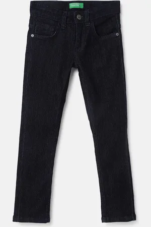 Benetton Boys Mid-Rise Slim Fit Light Fade Jeans