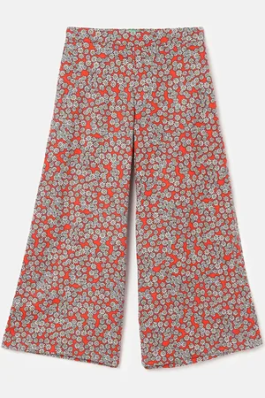 Benetton Girls Floral Printed Parallel Trouser