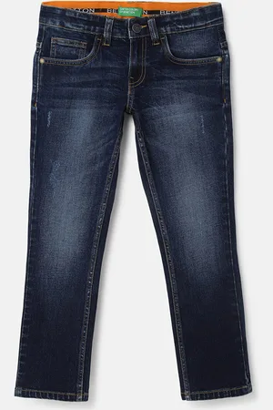 Benetton Boys Slim Fit Light Fade Jeans