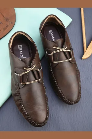 El Paso Men Brown Derbys