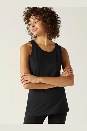 DECATHLON Women Regular-Fit Cotton Tank Top