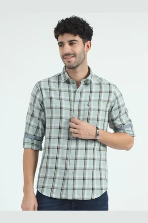Classic Polo Slim Fit Tartan Checked Cotton Casual Shirt