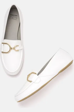 Geox Women Lightweight Embellished Leather Loafers