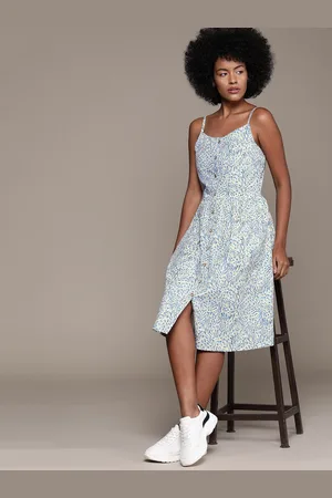 Roadster Print Fit & Flare Dress