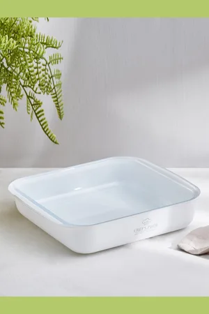 Home Centre Chefs Pride White Glass Baking Dish