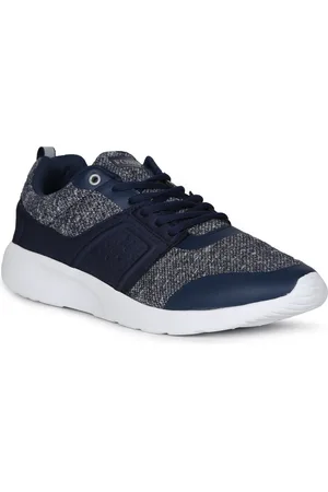 Lifestyle Men Blue & Grey Colourblocked Sneakers