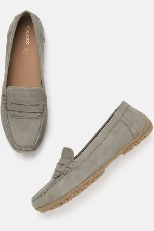 Geox Women Leather Penny Loafers