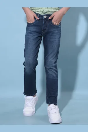 Crimsoune Club Boys Slim Fit Clean Look Light Fade Stretchable Jeans