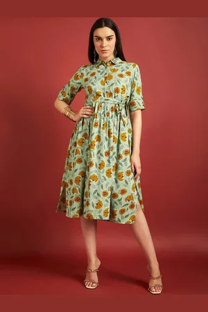 all about you Floral Print Fit & Flare Midi Dress