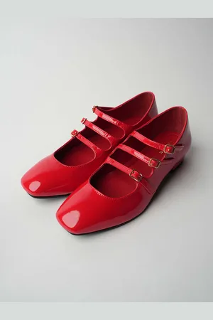 Theater Square Toe Block Heeled Mary Janes