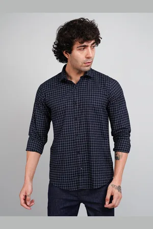 Tim Men Comfort Checked Cotton Casual Shirt