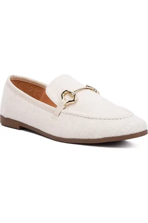 London Rag Women Round Toe Horsebit Loafers