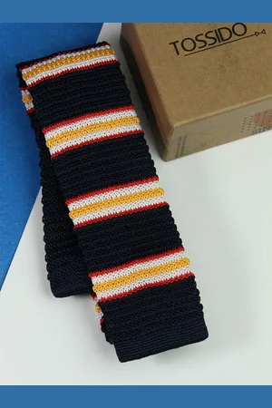 Tossido Men Woven Design Skinny Tie