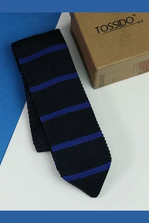 Tossido Men Woven Design Skinny Tie