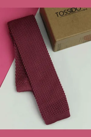 Tossido Men Woven Design Skinny Tie