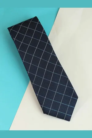 Tossido Men Checked Silk Broad Tie