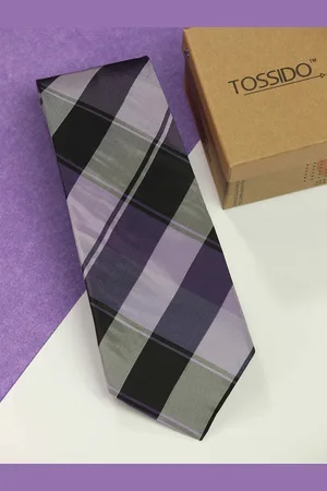Tossido Men Woven Design Broad Tie