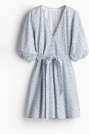 H&M Women Tie-belt Cotton dress
