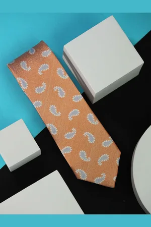 Tossido Men Woven Design Broad Tie