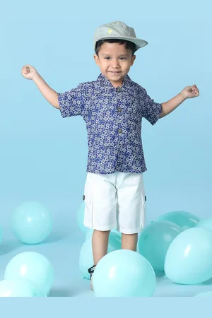 Cutiekins Boys Printed Shirt with Shorts